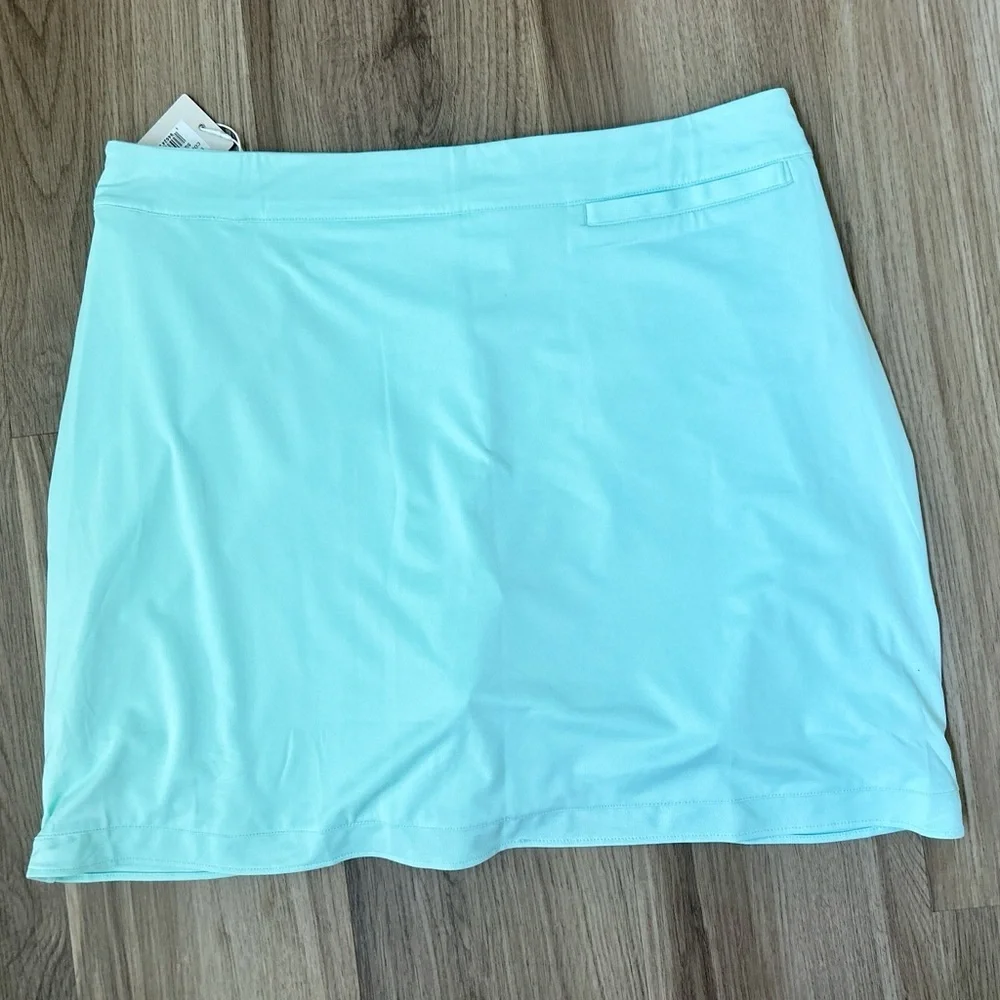 NEW WOMENS PETER MILLAR ATHLETIC SKORT SKIRT / XL/ NWT/MINT (TURQUOISE)